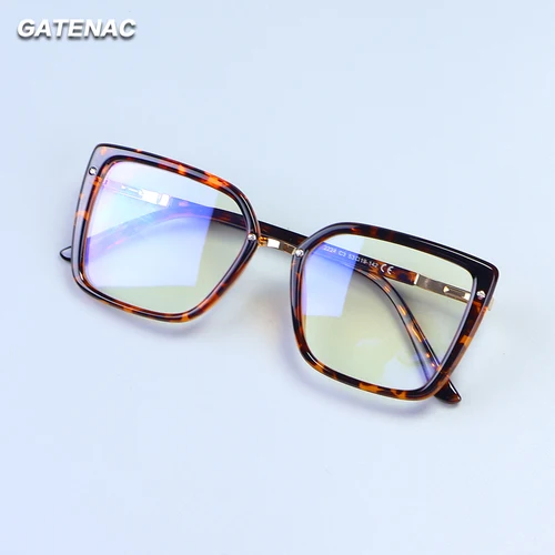 Imagen 2 del producto ISLINO gafas de lectura antiluz azul para mujer, gafas fotocromáticas graduadas de alta calidad, gafas para miopía e hipermetropía