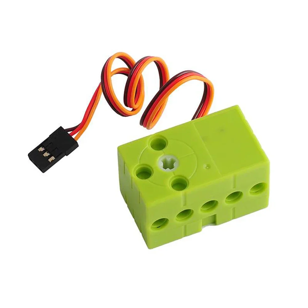 Geekservo rotación continua 0,7 kg Servo 360 grados adelante marcha atrás verde 4,8 V-6 V Control PWM Compatible con legoeds
