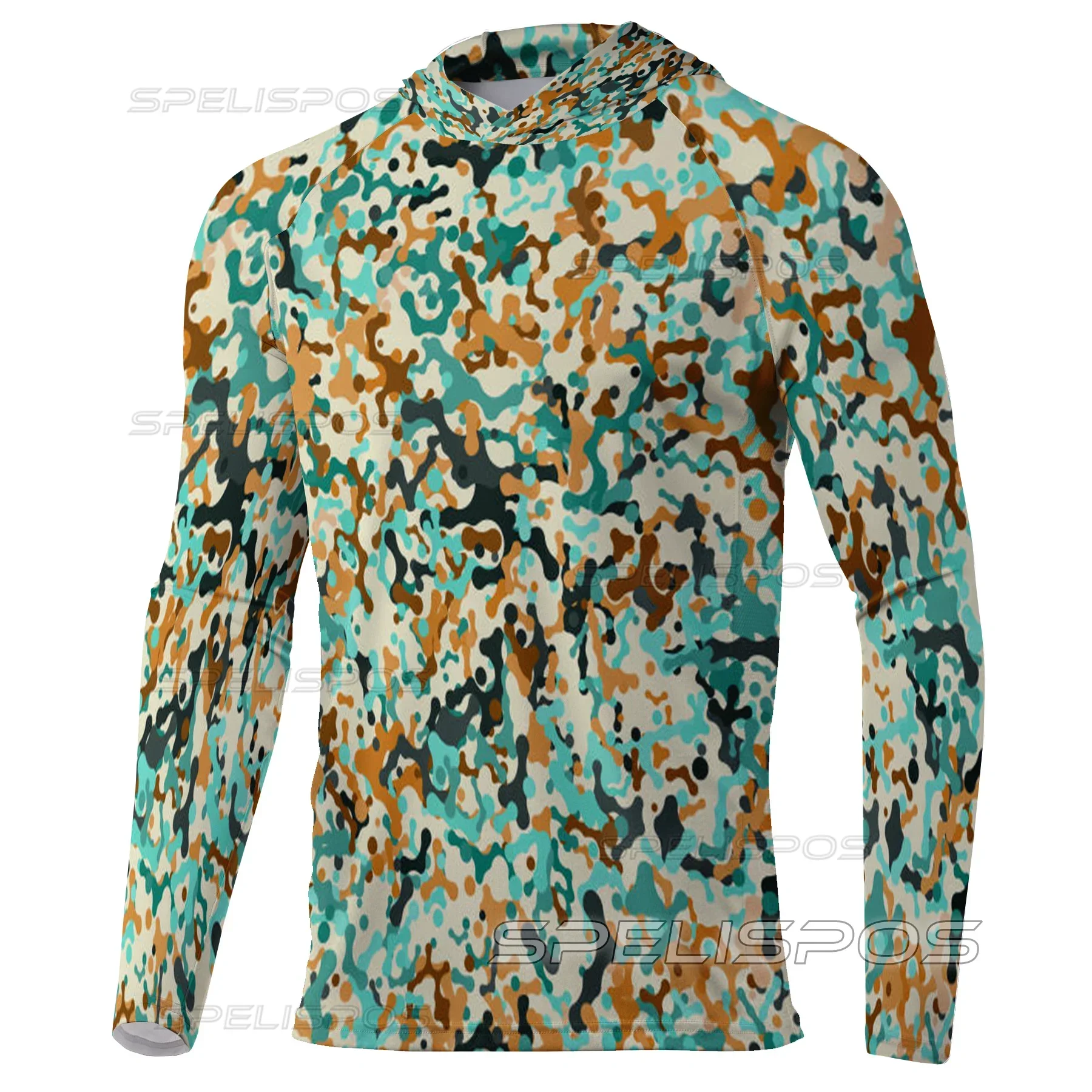 Fishing Shirts UPF 50+ Anti-UV Yacht Sea Fish Hoodies Maillot Beach Gear Outdoor Sports Clothing Angling Tops Wear Running Hood