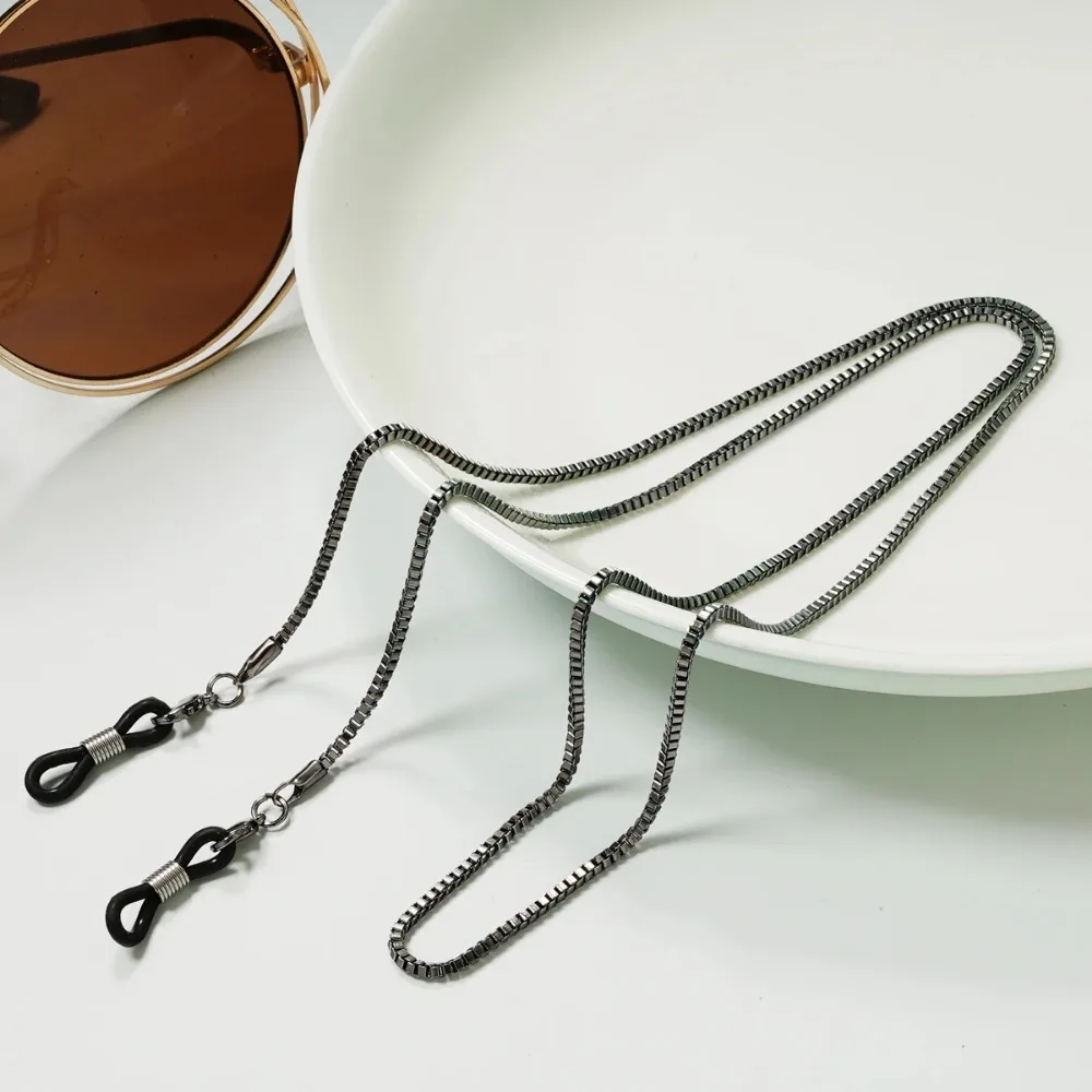 Metal eyeglasses sunglasses cord holder 2 different colors image 3