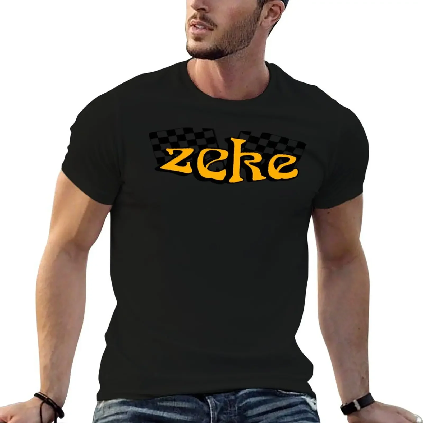 

ZEKE BAND PUNK FLAGS T-Shirt boys animal print customs design your own designer t shirt men