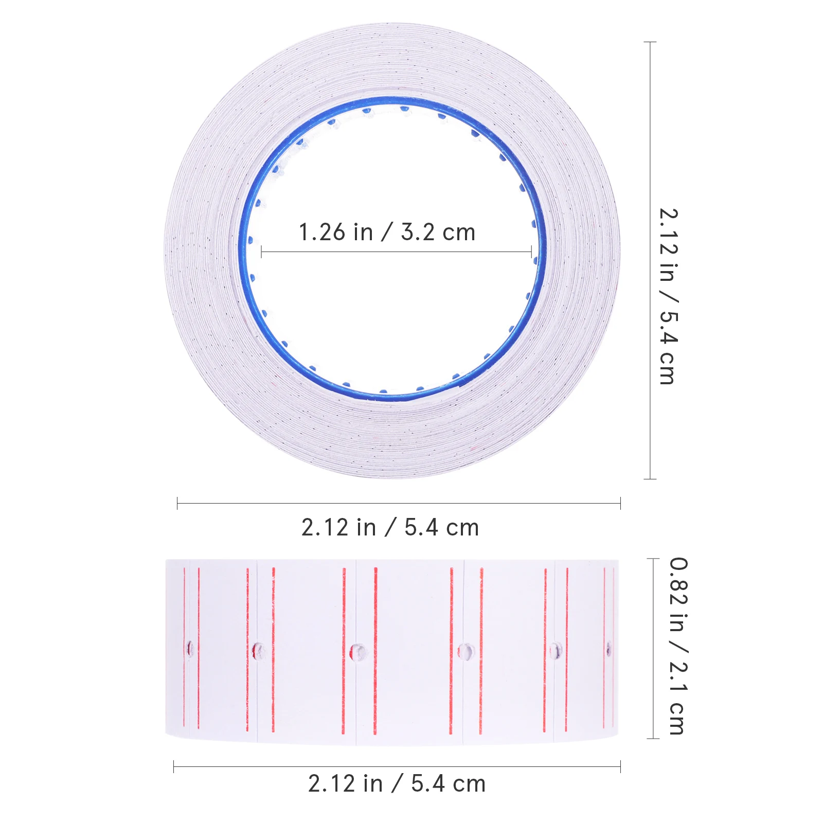 10 Rolls Price Labels For Retail Shops Self-Adhesive Price Sticker Price Price Marker Labeler Pricing Stickers For Supermarket