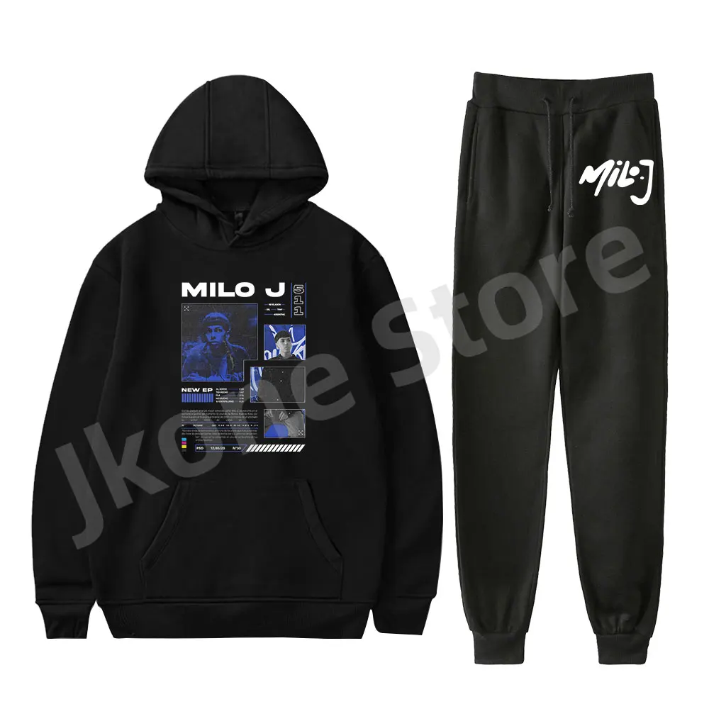 

Milo J 511 Album Merch Hoodies Set Winter Women Men Fashion Casual Streetwear Sweatshirts