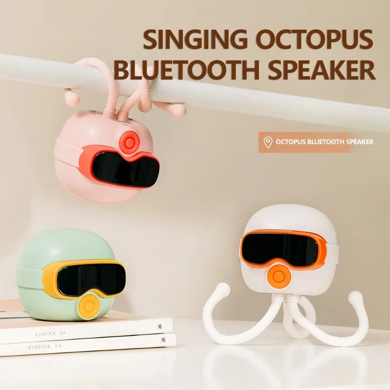 

Personalized and Creative Octopus Bluetooth Speaker HiFi Stereo Subwoofer Multifunctional Singing Octopus Sound Box 블루투스 스피커