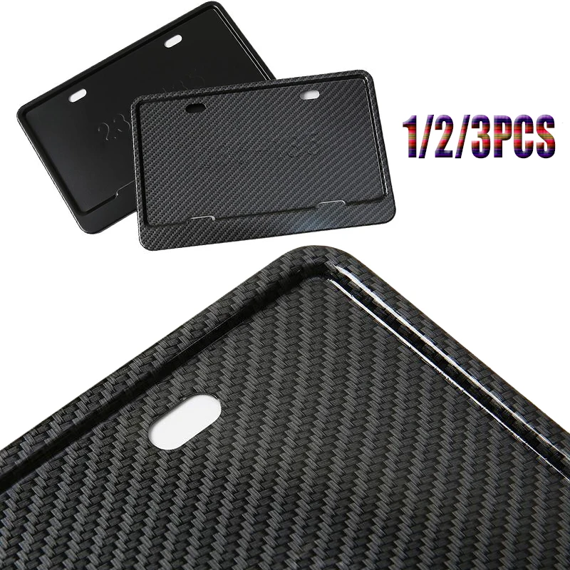 1/2/3 قطعة عالمية  الألومنيوم    غطاء لوحة من سبيكة للدراجات النارية إطار لوحة ترخيص من سبائك الألومنيوم إطار لوحة ترخيص معدل #1