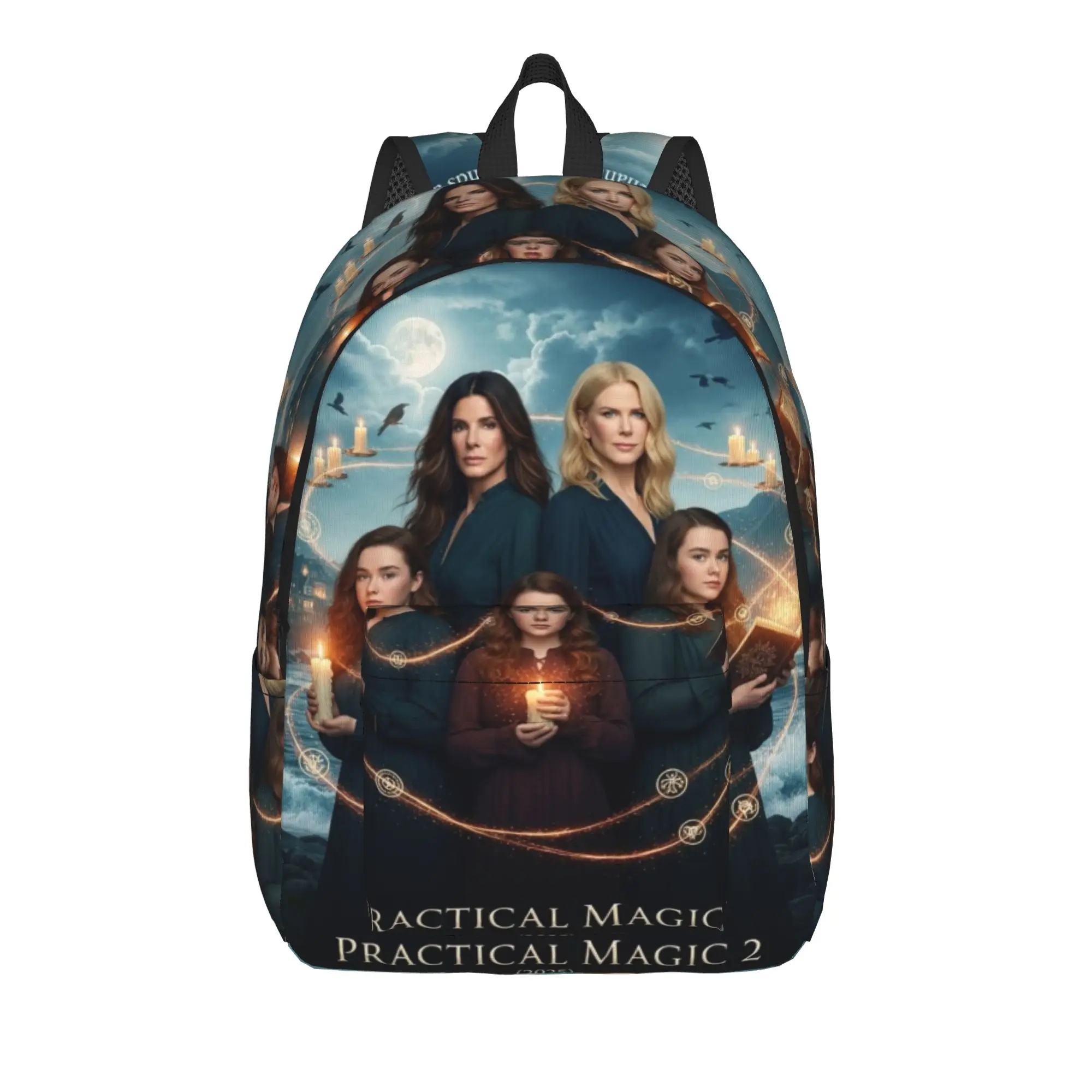 Practical Magic 2 Backpack for Men Women Casual High School Work Daypack  Laptop Computer Shoulder Bag with Pocket