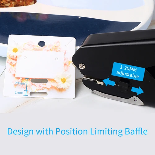 Imagen 2 del producto KW-triO Perforadora de un solo orificio de metal con ranura resistente Perforadora de papel de 1 orificio Capacidad de 10 hojas para tarjeta de identificación Ranura para fotos de PVC y papel