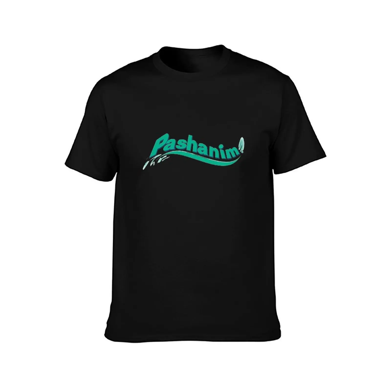 Pashanim Airwaves Logo T-Shirt Minimalist Plain Crew Neck T-Shirt