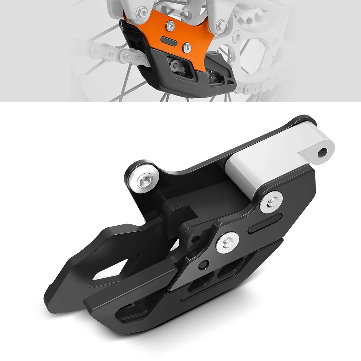 NICECNC For 2022 Husqvarna 701 Enduro R 701 Supermoto 2016-2022 Motorcycle Chain Guide For KTM 690 ENDURO R SMC R 2008-2022