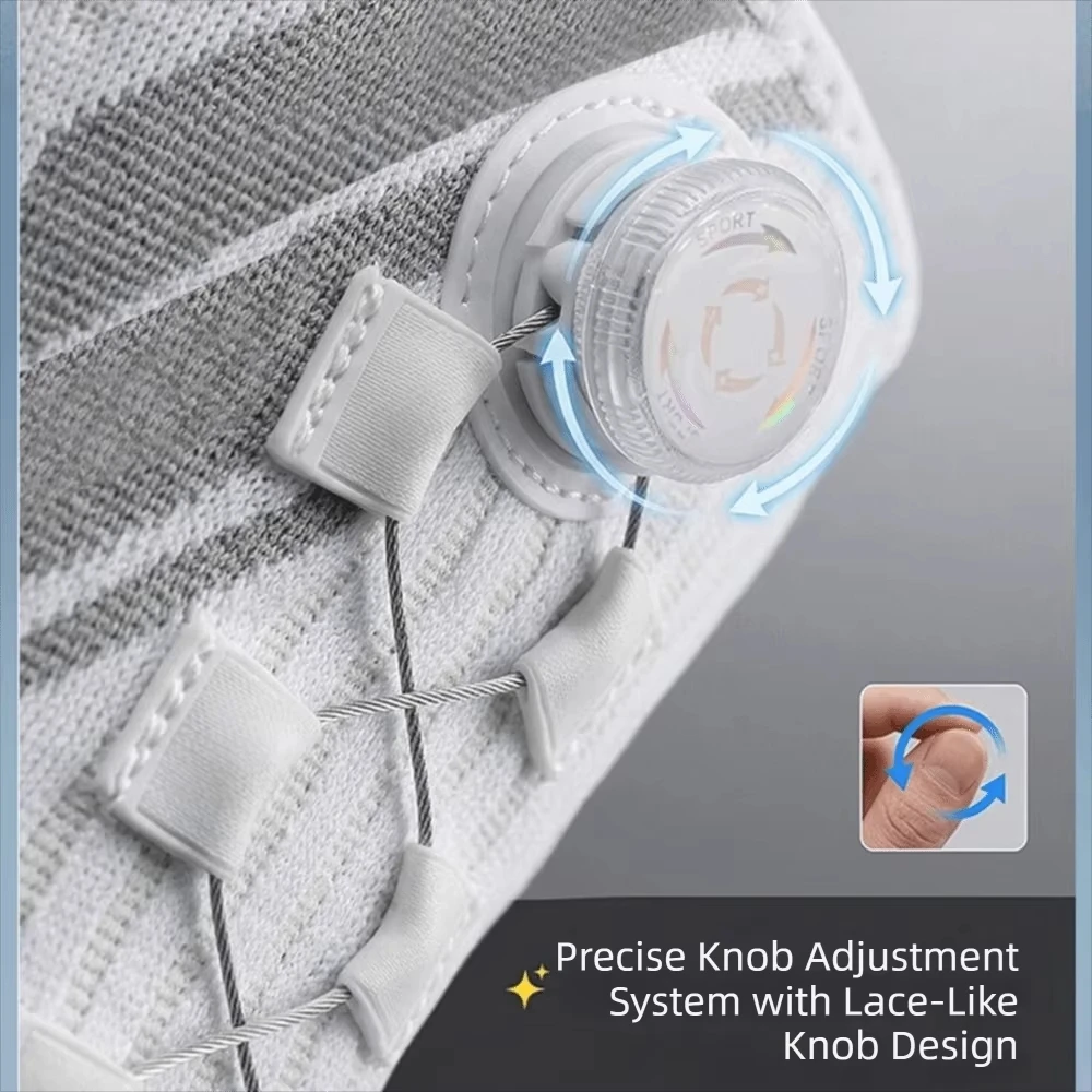 New Adjustable Rotary Knob Knee Pads Meniscus Protection Unisex for Basketball Running Football Badminton Training Sports Gear