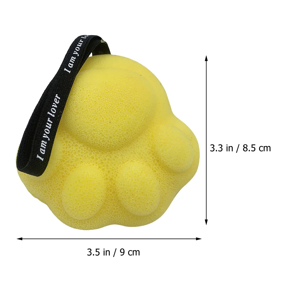 

2Pcs Honeycomb Bath Sponge Lovely Shower Brush Back Scrubber Exfoliating Body Cleaner Soft Scrubber for Shower Hanging Rope