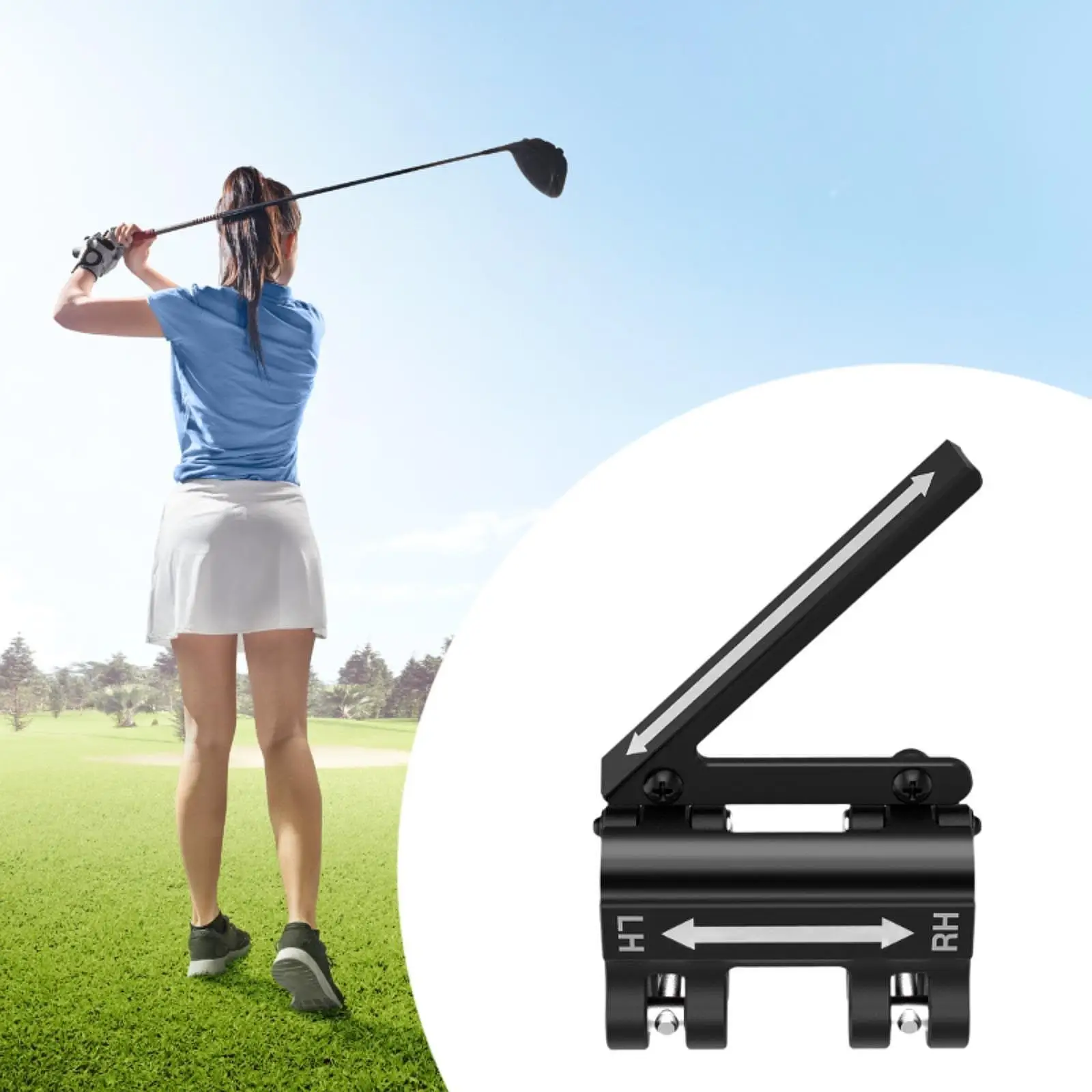 Golf Straightaway Swing Trainer Golf Straightway Plane Trainer Improved Accuracy Golf Supplies for Balance Sport Equipment