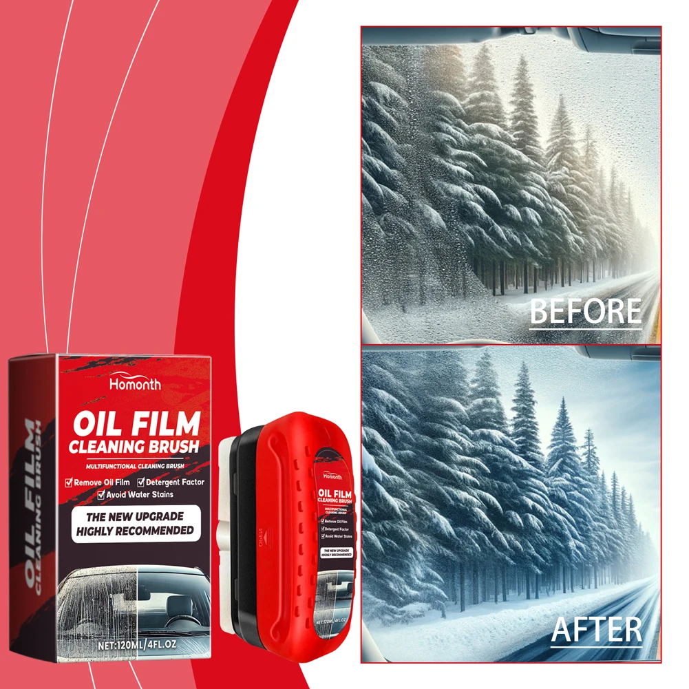 Esponja de limpieza de vidrio para coche, cepillo que elimina la suciedad, agente de pulido de vidrio, película de aceite para parabrisas, eliminación de manchas, toallita de película de aceite de vidrio para coche