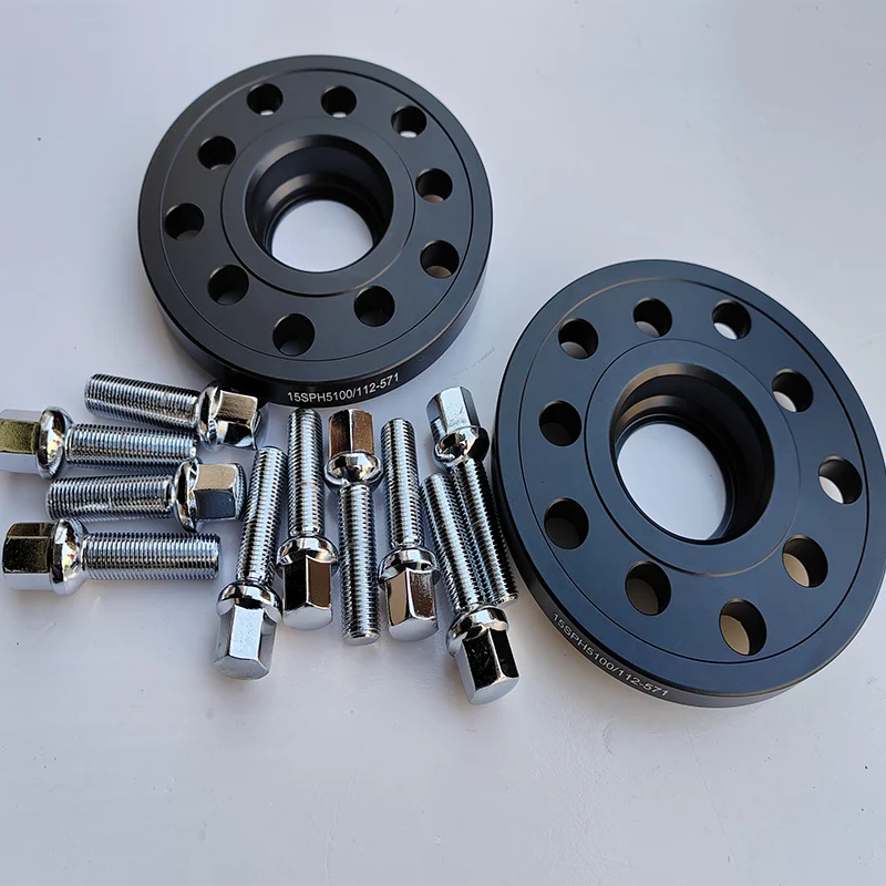 

Modification Car Accessories 2pcs 15mm 5x112 57.1 Wheel spacers For VW Golf/Bora/Polo/Jetta with widen lug nuts M14*1.5