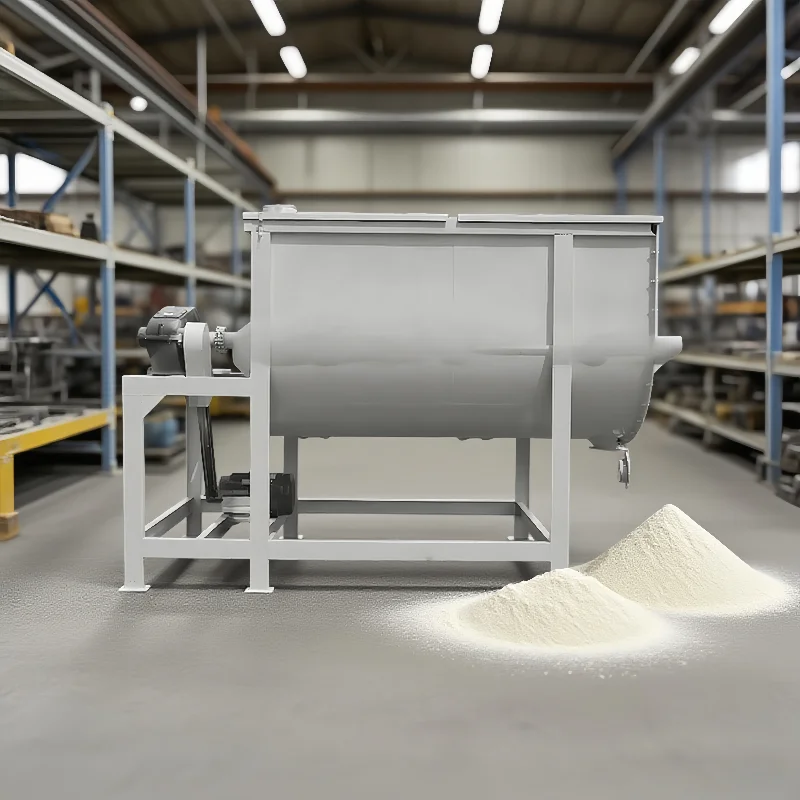 Industrial Belt Mixer Food Grade 500kg 1000kg Meat Food Filling Mixer High Quality Powder Electric Mixer