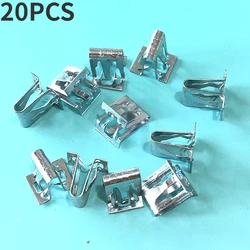 10Pcs Metal Retainer Clip Universal Car Front Console Dash Dashboard Trim Fastener Clip For Ford Mazda Audi Toyota Accessories