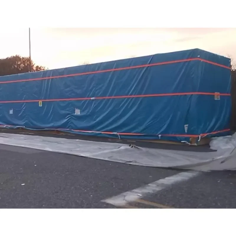 

【From China】Litong Outdoor Waterproof Cargo Cover Tarp Blue Pvc Tarpaulin Cover