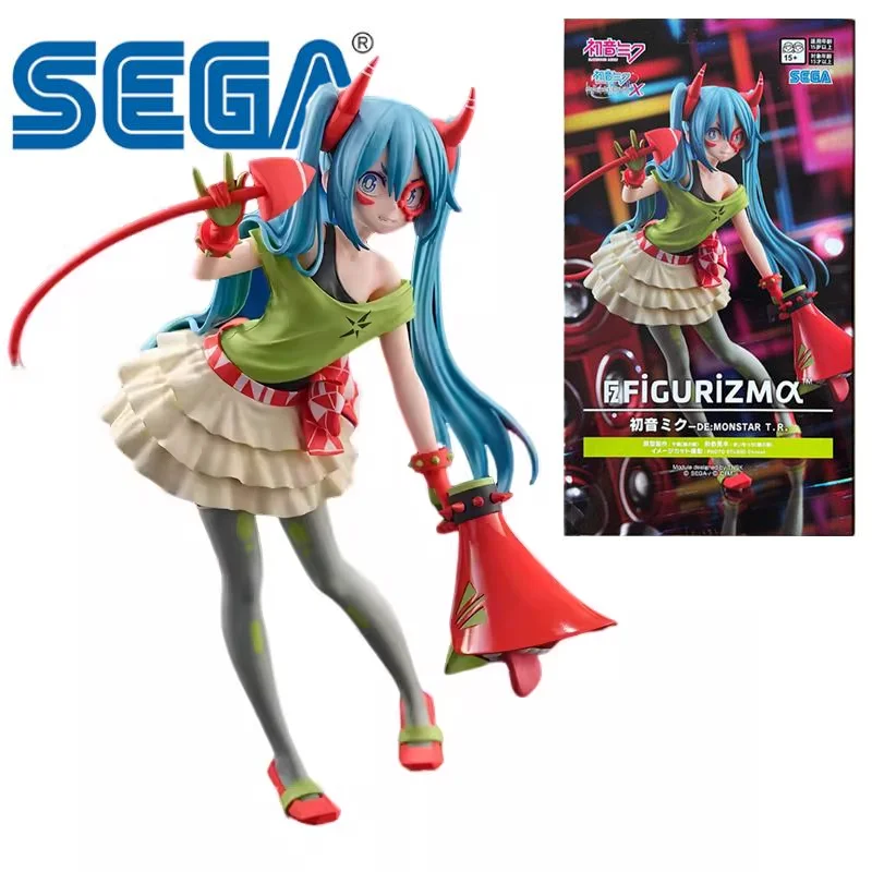 SEGA Original Hatsune Miku Project Diva Anime Action Figure Toys For Boys Girls Kids Children Birthday Gifts Collectible Model