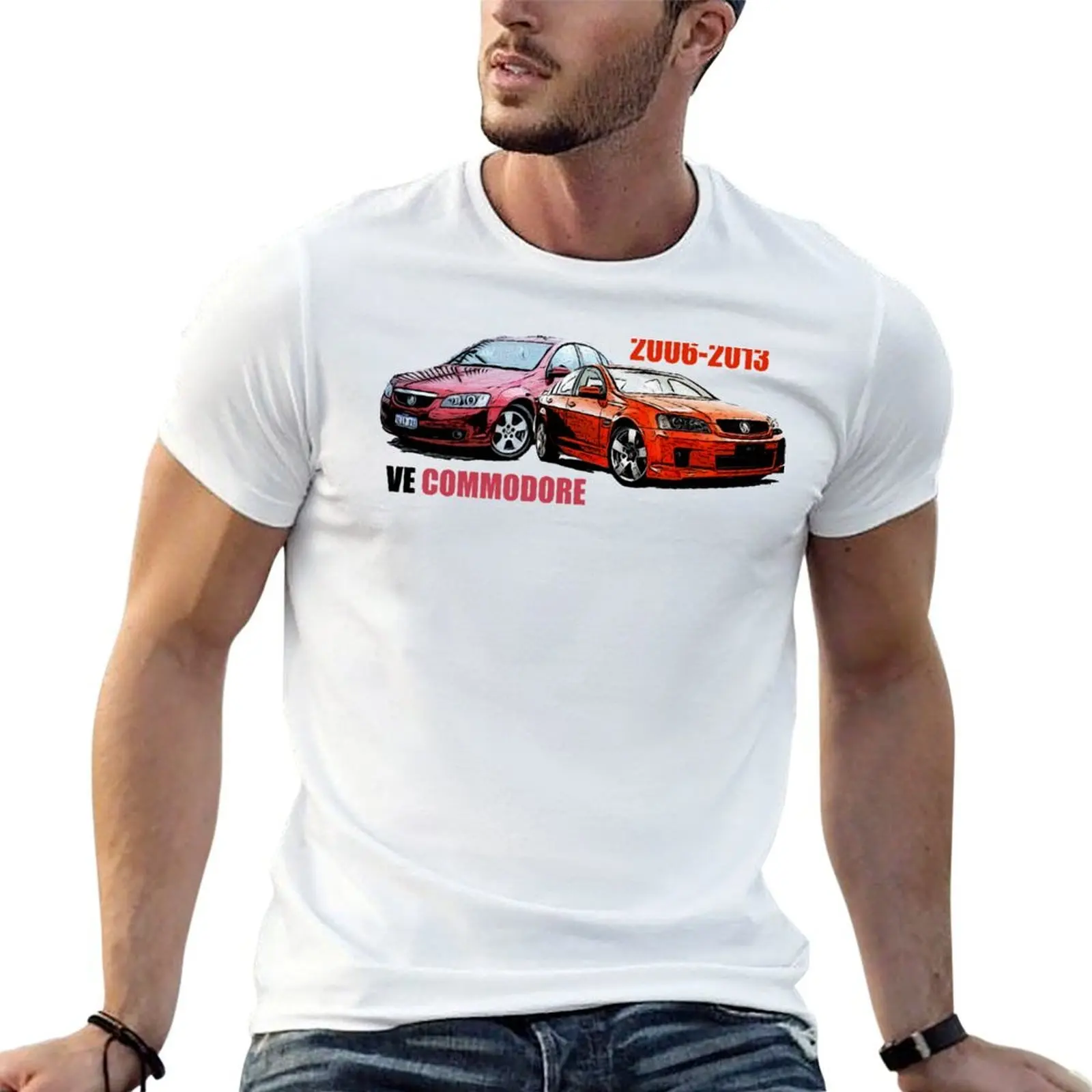 

VE Commodore T-Shirt man t shirt cotton high quality t shirts with prints anime t shirts oversize T-shirt