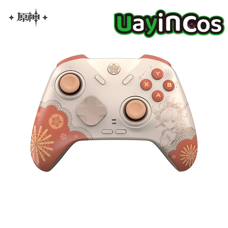 

Официальный набор игровых ручек Genshin Impact Yoimiya, брелок для ключей, подарочная коробка, игровая консоль, ручной контроллер, аниме, игровая игрушка, детский подарок