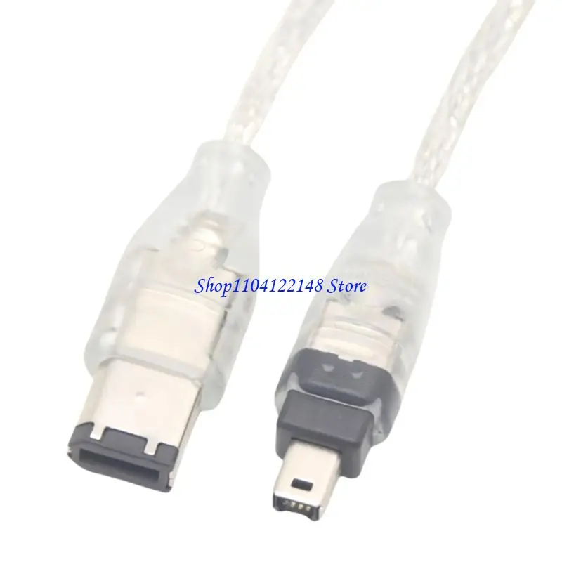 

P9FA Durability ABS USB To 1394 Converter Cable USB To 1394 Data Cable For Mini D8 Camcorders Fast Transmission 150cm