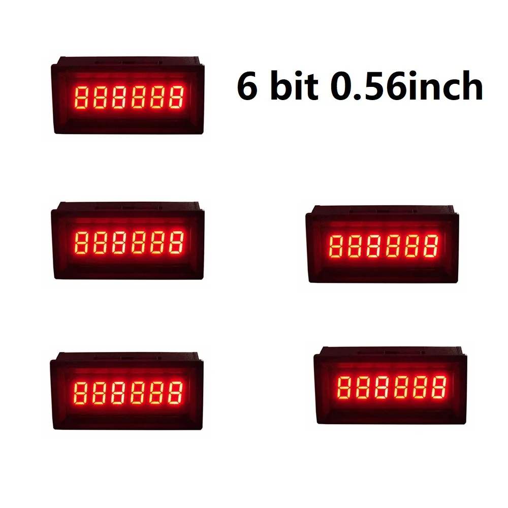 5PCS DC 5-28V RS485 Modbus RTU 0.36 0.56 inch 4-6 Bit Arabic Numerals English Characters Display Module Digital Tube LED Board