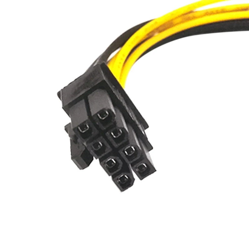 새 20cm 8핀 듀얼 4핀 180W 비디오 카드 전원 코드 그래픽 카드 전원 케이블