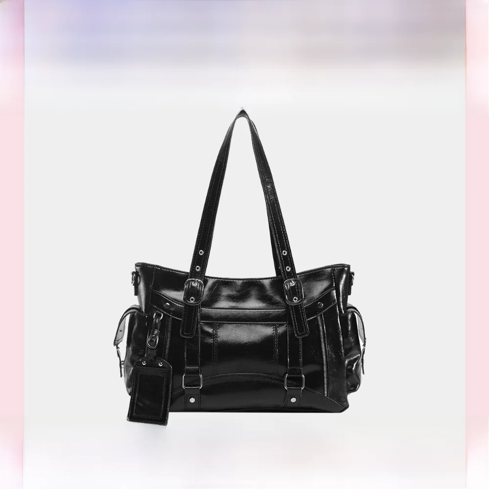 

Sweet Cool Large Capaci Tote Bag Single oulder Slant Cross Motorcycle Bag for Women CLIANG KIT Korean Sle Handbag