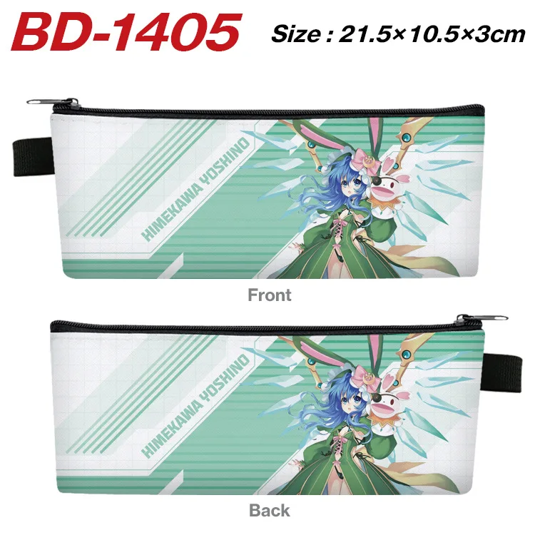 Date a Live Anime Cartoon portamatite portatile borsa portaoggetti cancelleria per studenti