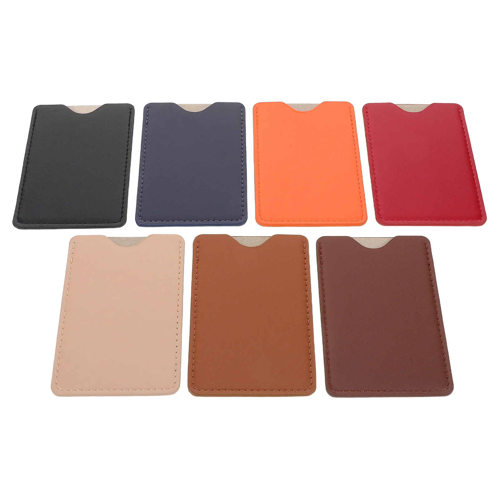 

7Pcs Anti-Theft PU Credit Card Sleeve Protector Holder Slim Cover for Bank Card Privacy Wallet Blocking