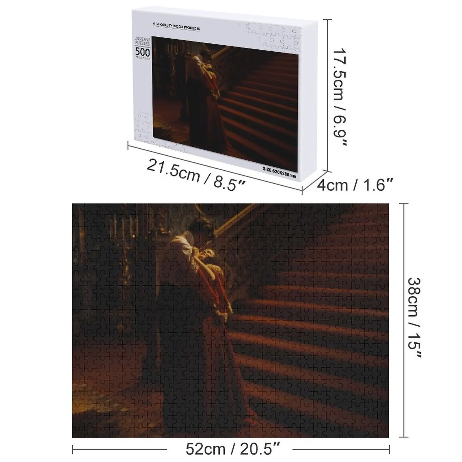 Gone with the Wind Jigsaw Puzzle Wooden Name Custom Personalized Wooden Animal Puzzle