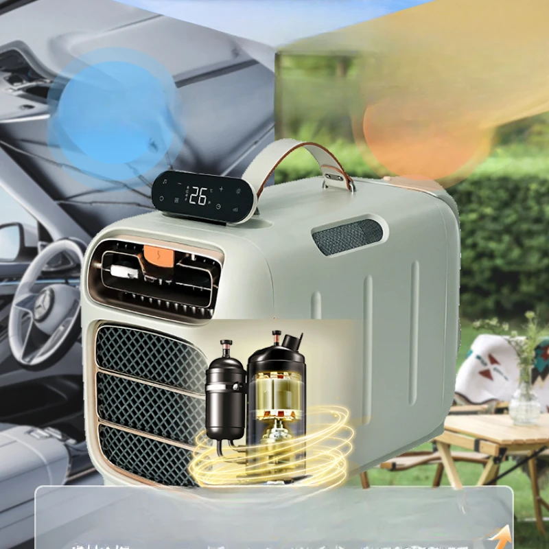 

mobile air conditioner cooling and heating integrated machine portable compressor refrigeration outdoor camping tent par