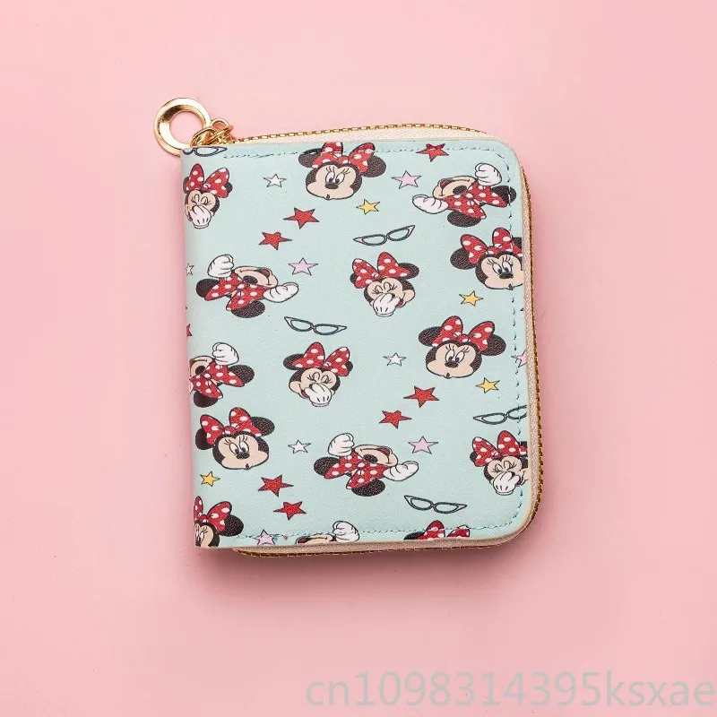 Disney Mickey Mini Wallet for Kids Boys Women Cute Kawaii Waterproof PU Leather Small Coin Purse Gift Idea Daily Use