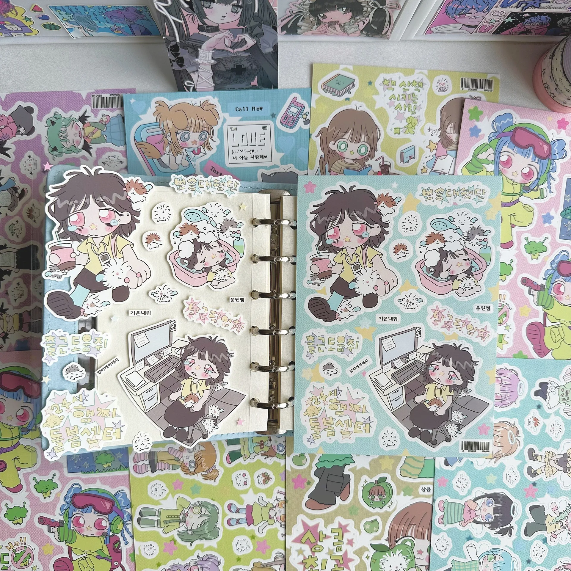 أزياء فتاة لطيف بيع ملصقات DIY