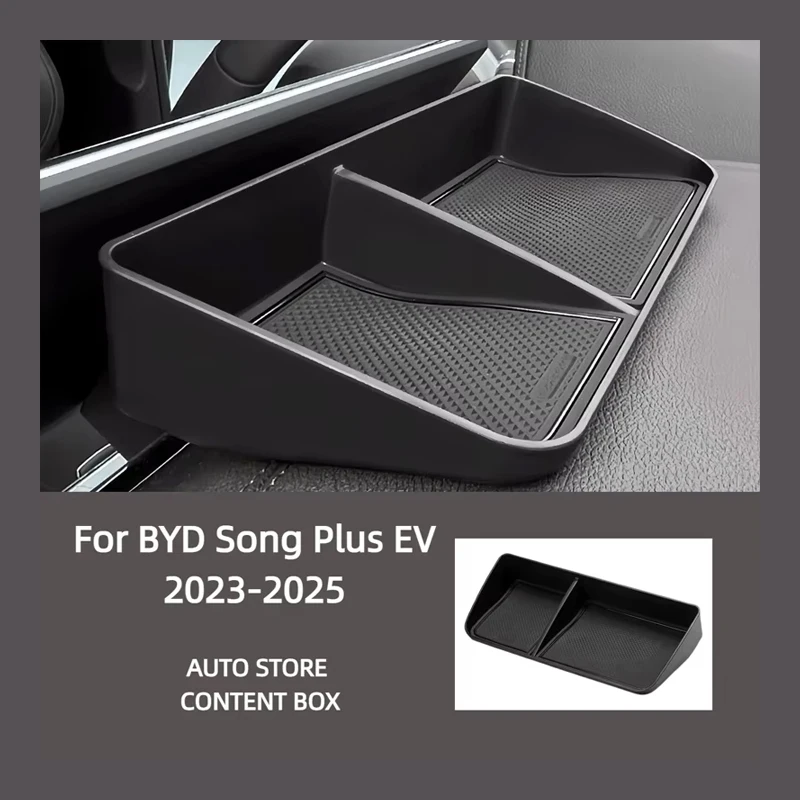 Suitable for 2023-2025 BYD Song PLUS EV Center Console Storage Box Center Console Storage Box