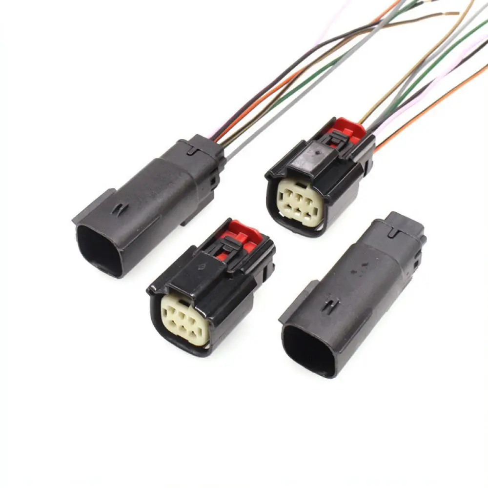 Car Electrical Connector 6 Way Plug For Buick Everest Vehicle Lighting Repair Wiring Harness Terminal Supply