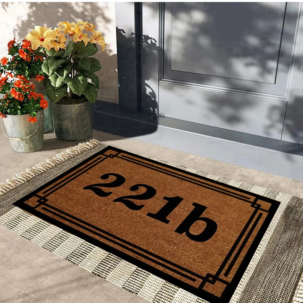 Commercial Custom Door Mats with Logo,Numero Maison Exterieur Flat Number Doormat,Zerbino Personalizzato Entrance Rug,Office Mat