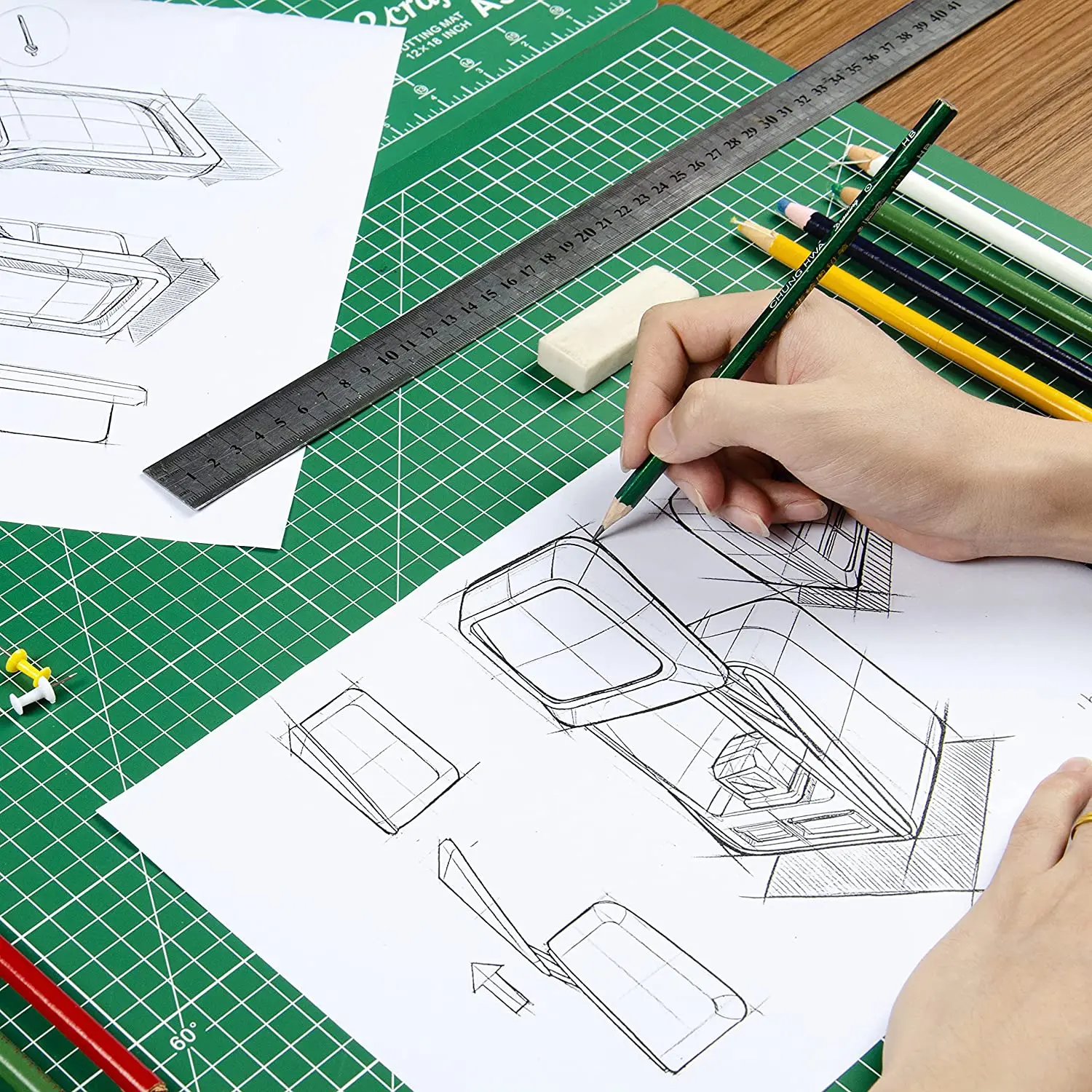 A3 A4 A5 Snijpad Snijmat Culturele Educatieve Tool Dubbelzijdig Kunst Gravure Board Voor Diy Handgemaakte Kunst Ambachtelijke Tool