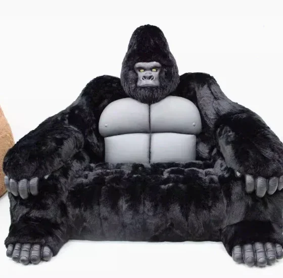 Gorilla sofa living room furniture two-dimensional King Kong, living room creativity