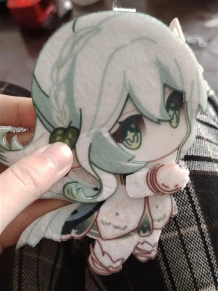

Unique Genshin Impact Nahida Keychain Pendant | Handmade Felt Character Keyring Accessory - Exquisite Gifts for Fans & Friends