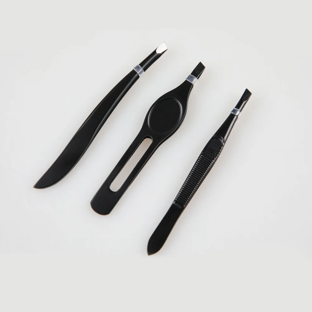 Pinça de aço inoxidável grande barriga clipe modelador clipes ferramenta de maquiagem feminino sobrancelha clipper profissional uso pessoal longa duração