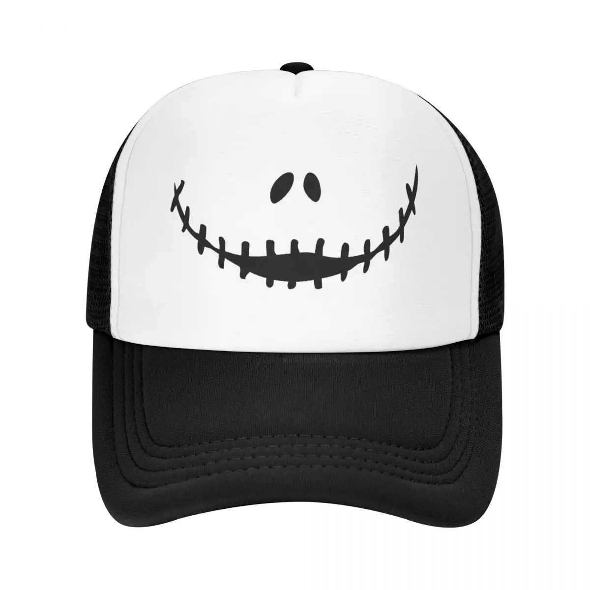 Nightmare Before Christmas Jack Skull Simile Baseball Cap Sun Protection Women Men Adjustable Halloween Movie Trucker Hat Autumn