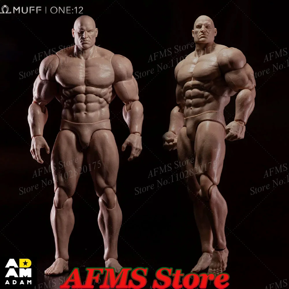 IN STOCK Muff Toys AD01 1/12 Scale Collectible Figure Body Strong Muscle Comic Hero Joint Body 17Cm Men Soldier Action Figure