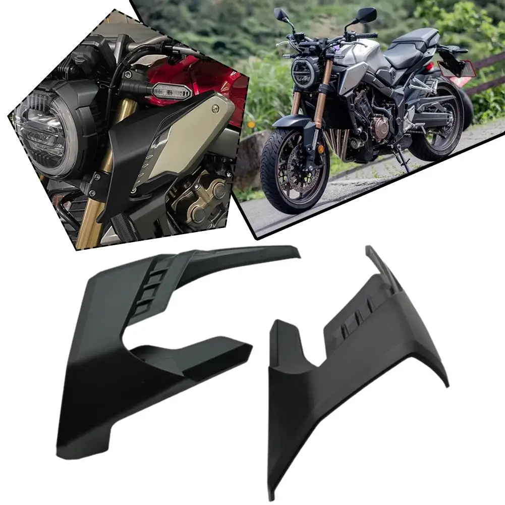 1 Pair Motorcycle Wing Protector For Honda CB650R 2019-2024 PP Plastic Upgraded DIY Motor Protective Individuation Modifica F9K4