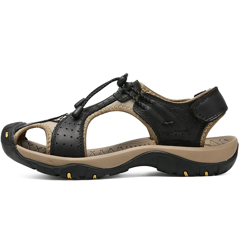 2024 Summer New Arrival Leather Men's Shoes Large Size Men's Sandals Fashionable Sandals Slippers in Size 38-47