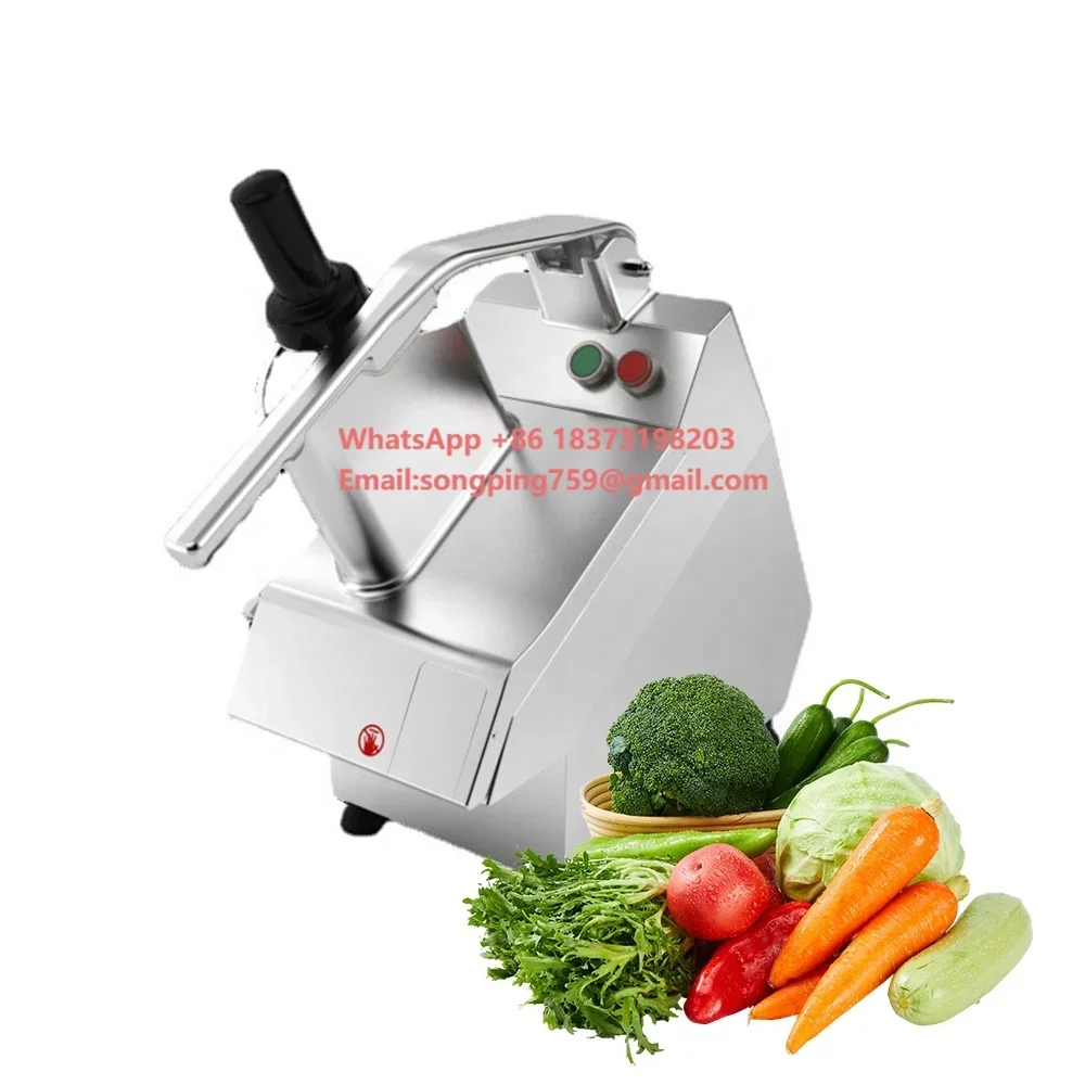 

550W High Speed Commercial Vegetable Dicer Vegetable Bowl Cutter Electric Multifunctional Vegetable Cutter