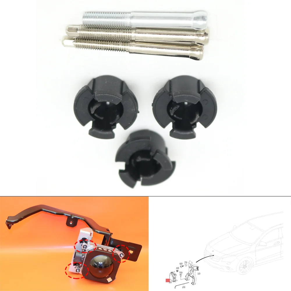Front ACC Radar Sensor Bracket Screw Clamp Clip Fixed Buckle For Mercedes-Benz Vito W447 C A B G V CLA GLC GLA Class W205 W176