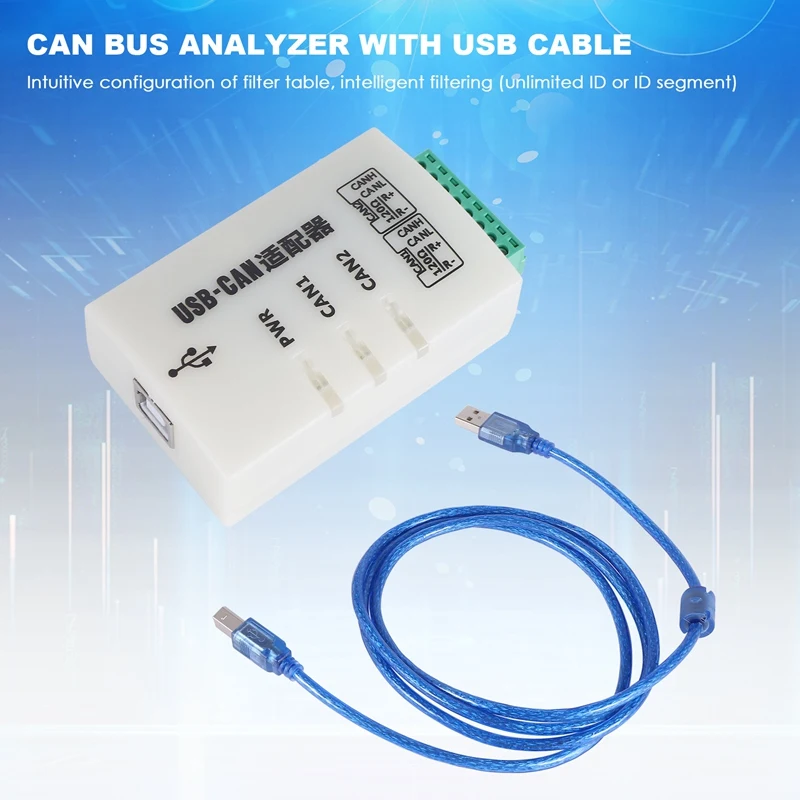 CAN Bus Analyzer Canopenj1939 USBCAN-2A USB To CAN Adapter Dual Path Compatible ZLG