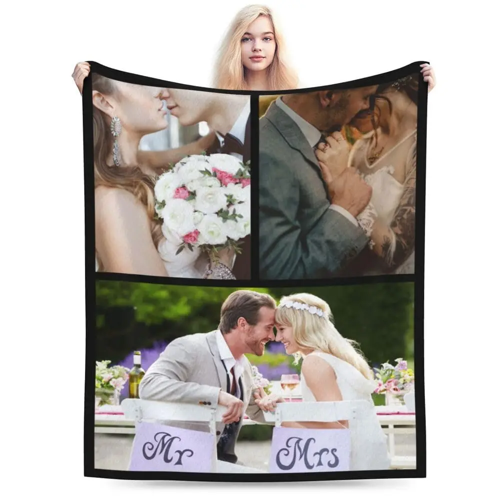 بطانيات مخصصة للآباء الشخصية تضيف اسم الشعار نص الصورة بطانية رمي مخصصة