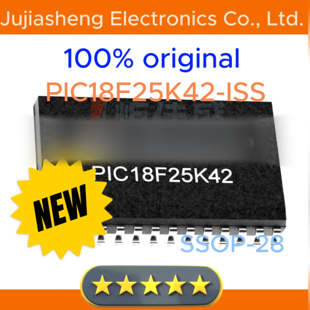 

2pcs New original PIC18F25K42-I/SS PIC18F25 SSOP28 MCU 8BIT 32KB FLASH IC Electronic Component